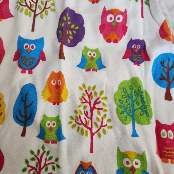 SLEEPING BABY Flying Squirrel Pajama 2T 3T Tree Owls Forest NEW - Picture 8 of 11